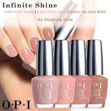 Opi Infinite Shine Half Past Nude Dont Ever Stop Hurry Up And Wait No Stopping Zone Nail Polish