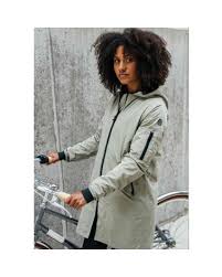 Pour une meilleur aisance de mouvements ce blouson de travail femme est doté de bords d'aisance aux emmanchures. Veste De Pluie Velo Pour Femme Agu Long Bomber Jacket