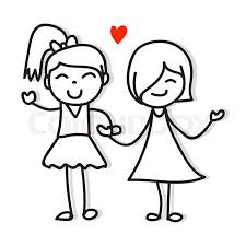 Same Sex Couple Lgbt Love Two Girls Stock Vector Colourbox On the internet, threads with hand holding as the topic will ofte. same sex couple lgbt love two girls