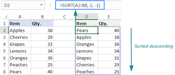 I am compiling a list of names in word but would like to arrange them alphabetically instead of manually. Excel Sort Function Auto Sort Data Using Formula
