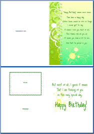 Birthday card templates for kids. Printable Birthday Card Template Word Best Happy Birthday Wishes