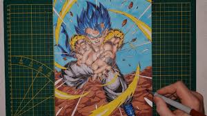 Tuto Comment Dessiner Gogeta Ssj Blue Dragon Ball Goku Dragon Ball Z Dragon Ball
