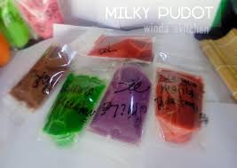 Cara membuat es pudot berbentuk buah dengan mudah. Resep Pudot Milo Resep Enyak