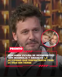 https://www.pronto.com.ar/espectaculos/2025/9/20/benjamin-vicuna-se-reencontro-con-magnolia-amancio-la-actividad-que-compartieron-tras-20-dias-sin-verse-265178.html  En medio del escándalo con la China Suárez, Benjamín Vicuña volvió a ver a  sus hijos ...