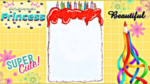drawing to decorate notebook candle تزيين دفاتر مدرسة من الداخل على super cute cute supplies