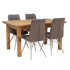 Shop our rustic wood table designs, including dining, console, coffee. Covington Wood Dining Table 6 Hix Chairs Barker Stonehouse