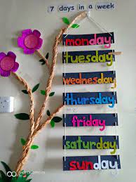 Check spelling or type a new query. Days In A Week By Teacher Ina Preschool Arts And Crafts Preschool Classroom Decor Nursery Class Decoration