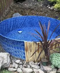 8ft Stock Tank With 8ft Pool Liner Pool Hinterhof Gartengestaltung Ideen Vorratstank