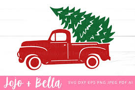 Size of this png preview of this svg file: Christmas Truck Svg Christmas Svg 914047 Cut Files Design Bundles