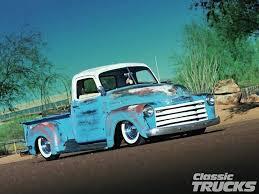 Image result for Brockway Light Blue 1950 Truck