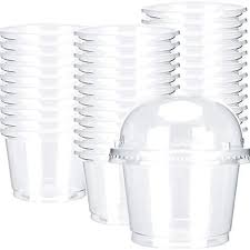 Comfy Package Clear Plastic Cups 20 Oz Disposable Coffee Cups With Lids,  100-Pack - Walmart.Com