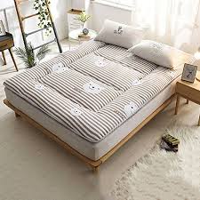 Sandm Washed Cotton Thicken Futon Mattress Lightweight Tatami Mattress Hypoallergenic Folding Mattress Fiber Mat Folding Mattress Mattress Firm Mattress Topper