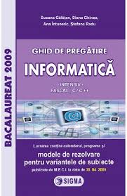 Discutii despre tot ce nu se incadreaza in celelalte categorii. Bacalaureat 2009 Ghid De Pregatire Informatica Intensiv Pascal C Si C Susana Galatan Libris