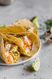 First just the egg white is baked with cream and salmon, and the yolk is added later. Smoked Salmon Breakfast Tacos Well Seasoned Studio
