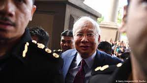 Born 23 july 1953) is a malaysian politician who served as the 6th prime minister of malaysia from april 2009 to may 2018. Malaysian Ex Pm Najib Razak Charged With Money Laundering News Dw 08 08 2018