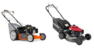 husqvarna vs honda mowers push vs self propelled lawnmowers