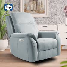 Sealy Posturepedic Ashland Motion Recliner with Adjustable Power Headrest and Active Lumbar Support