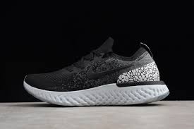 Nike Epic React Flyknit Black Gray White Mens And Womens Size Running Shoes Womens Running Shoes Nike Shoes Women Jordan Shoes Retro