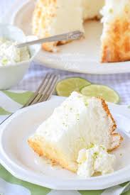 Key Lime Angel Food Cake Mother Thyme Angel Food Food Desserts