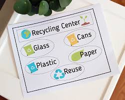 You'll be notified when new posters and signs are. Easy Diy Recycling Bins With Free Printable Labels Sunny Day Family