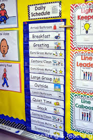 Classroom Daily Schedule Editable Preschool Classroom