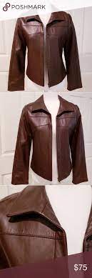 Neely Mack San Francisco Brown Leather Jacket Brown Leather Jacket Leather Jacket Jackets