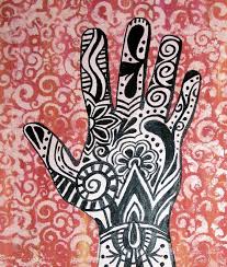 Lend A Hand Orange Mango Mehndi Original Acrylic Painting 12 X Etsy In 2020 Hand Doodles Friends In Love Henna Tattoo