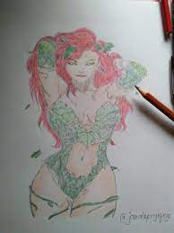 Step by step how to draw poison ivy from dc super hero girls in 11 easy steps. Poison Ivy Step By Step Drawing Steemit
