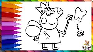 Peppa Pig Para Colorear Hada
