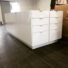 See More On Instagram Exclusive Cabinetry A Lil High Gloss Action On This Worktable Piece For The Art Gallery For Cabinetry Design Cabinet Design Cabinetry