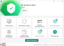 Offnen Des Fensters Support Im Kaspersky Programm
