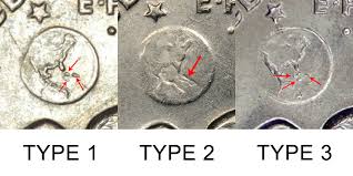 1972 Eisenhower Dollar Type 3 High Relief Reverse Modified