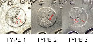 1972 eisenhower dollar type 1 low relief reverse coin