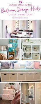 Are You In Need Of Some Genius Bedroom Storage Ideas Storage Hacks Bedroom Small Bedroom Storage Bedroom Storage For Small Rooms