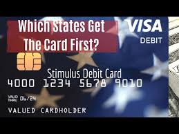 Stimulus Check Update What States Get Stimulus Debit Cards First Youtube
