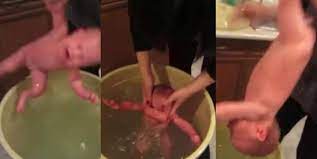 Georgian Baby Being Dunked In Water Facebook Criticised For Not Removing The Graphic Video Georgianjournal
