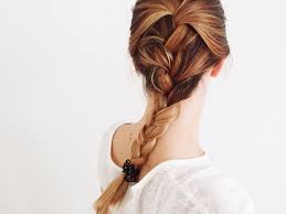 Twist your right hand so that the section that is on the right crosses over the top of the center section. How To French Braid Your Own Hair Braiding Tutorial For Beginners