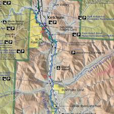 Ffo Big Wood Rvr Fishing Map Idaho Fly Fishing