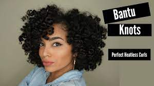 Natural hair divas that have 4b or 4c hair type should install bantu knots on damp hair to reduce shrinkage and dryness. Achieve Perfect Bantu Knots On Stretched Dry Hair Heatless Curls Youtube