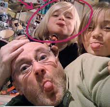 Celebrity son resembles his father