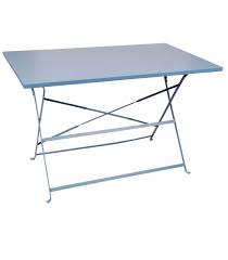 Dénichez votre table pliante de jardin dans notre sélection à prix léger. Table Rectangulaire De Jardin Pliable En Metal Bleu