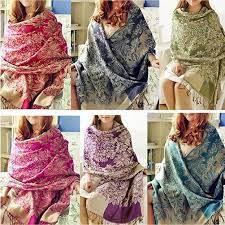Poshmark makes shopping fun, affordable & easy! Women S Retro Ethnic Style Flower Pattern Tassels Long Warm Shawl Pashmina Scarf Buy From 10 On Joom E Commerce Platform