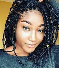 This is a jumbo box braid bob. 25 Elegant Bob Braids Hairstyle To Get Fresh Appearance Hairdo Hairstyle