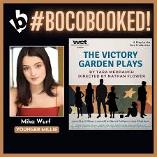 Happy Opening to MT '27 student: Mika Wurf who is playing Younger Millie in  "The Victory Garden Plays" at Westchester Collaborative Theater in  Ossining, NY which runs June 21-23. Tickets are available