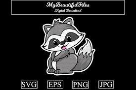 Web animations are a delight. Raccoon Svg Cartoon Animal Svg Eps Png And Jpg 483090 Illustrations Design Bundles