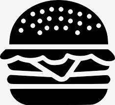 We portrayed the burgers as stylish, mysterious items that you'd like to be seen eating. Hamburger Png Burger Clipart Black And White Png Transparent Png 5466376 Png Images On Pngarea