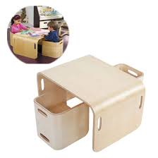 Seats up to 4 people, ideal for any dining area, such as a kitchen, dining room, dinette, or small apartment. Table And Chair Set 3pack Kids Table And Chairs Natural Bentwood Multipurpose Wooden Children Study Table And Chair Set Kindergarten Child Small Student Writing Desk Table Chair For Bedroom Play Room Buy Online