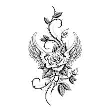 Custom Tattoo Design Rose Tattoos For Women Beautiful Angel Tattoos Rose Tattoo Design