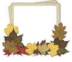 Hg Designs Halloween Frames Frame Autumn Leaves