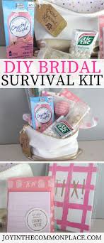 In general, the bridal shower guest of honor is likely expecting gifts priced between $25 to $75 but, of course, you can always choose to splurge if she's your family member or very close friend. Are You Looking For Bridal Shower Gift Ideas Try Creating A Bride S Emergency Or Sur Diy Bridal Shower Gifts Bridal Survival Kit Bridal Shower Gifts For Bride